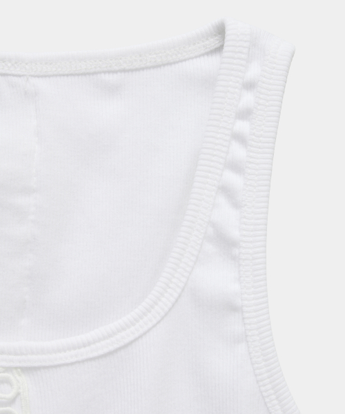Crochet Point Short Sleeve (Ivory)