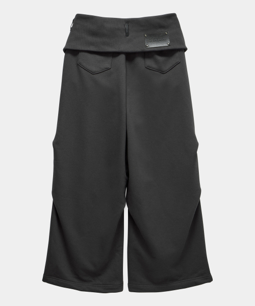 Double Rib Pintuck Training Pants (Dark Gray)