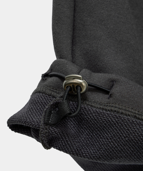 Double Rib Pintuck Training Pants (Dark Gray)