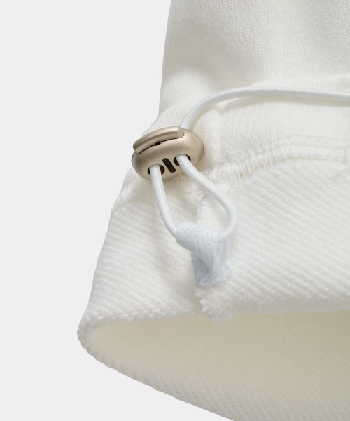 Double Rib Pintuck Training Pants (White)