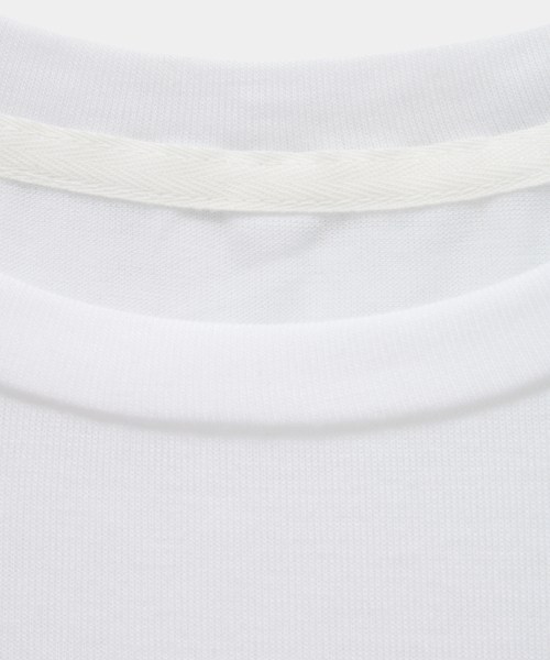 Drape Pintuck Zipper Roll-Up Short Top (Ivory)