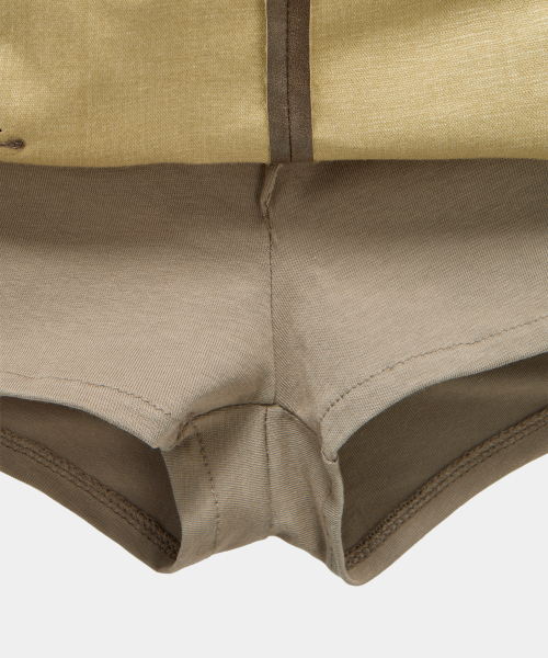 Front Zipper Belt Leather Skirt Pants (Moca)