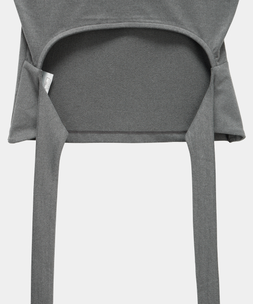 Halter Back Circle Corset Collar Sleeve (Dark Gray)
