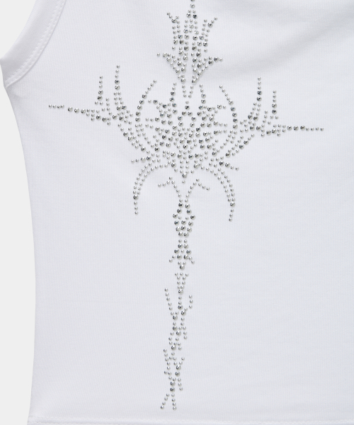Cross Hotfix Backless Sleeve (White)