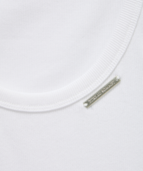 Unbal Panel Open Zipper Point Sleeve (Ivory)
