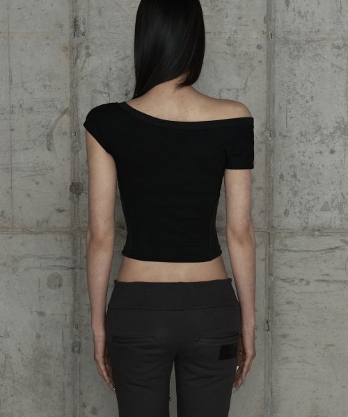 Pigment Damage Panel Short Top (Black)