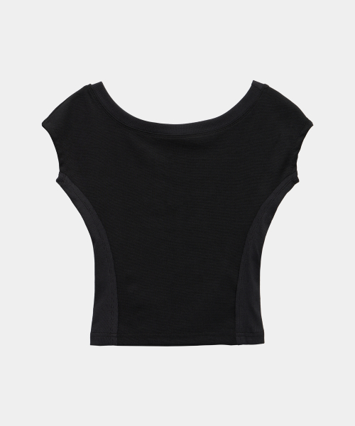 Pigment Damage Panel Short Top (Black)