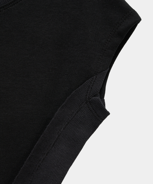 Pigment Damage Panel Short Top (Black)