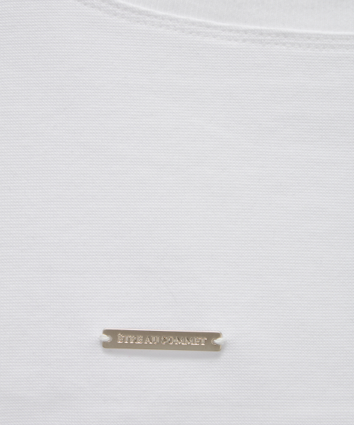 Pigment Damage Panel Short Top (Ivory)