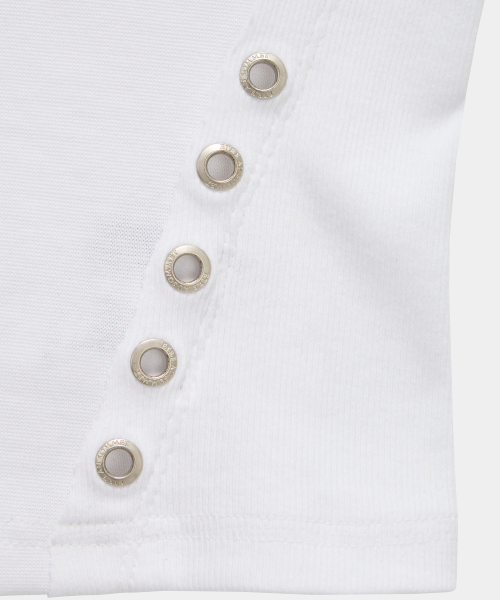 Pigment Damage Panel Short Top (Ivory)