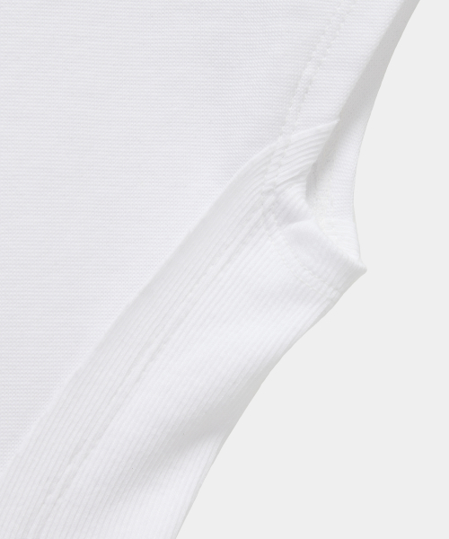 Pigment Damage Panel Short Top (Ivory)