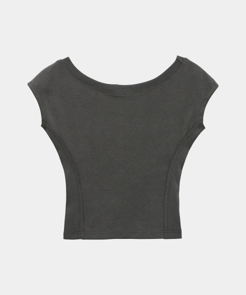 Pigment Damage Panel Short Top (Dark Gray)