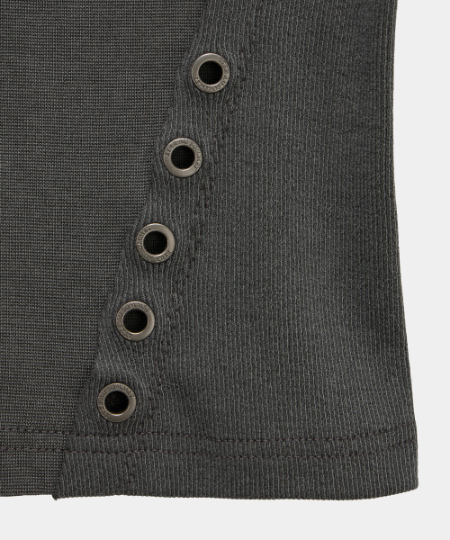 Pigment Damage Panel Short Top (Dark Gray)