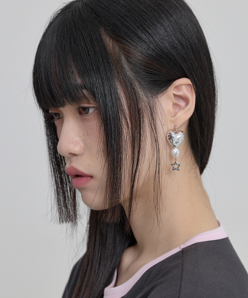 Balloon Star Heart Earrings