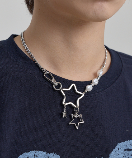 Star Chain Beads Necklace