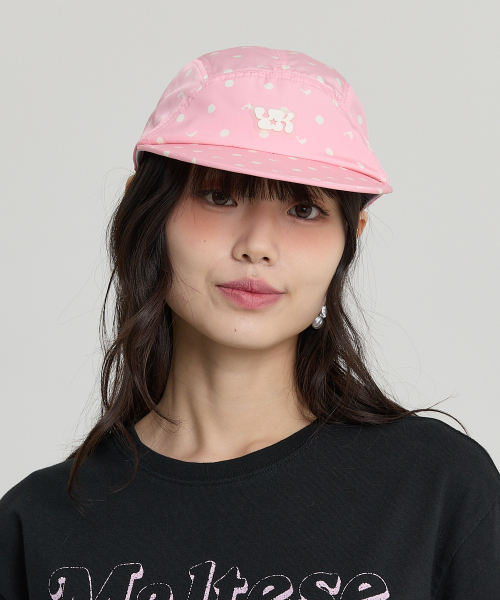 Dolphin Dot Duck Cap PINK