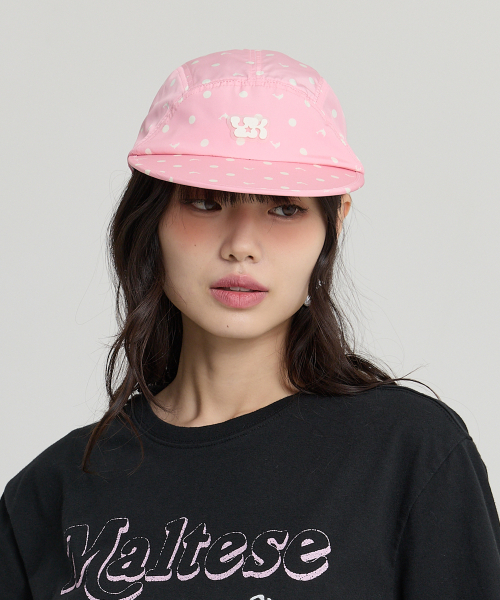 Dolphin Dot Duck Cap PINK