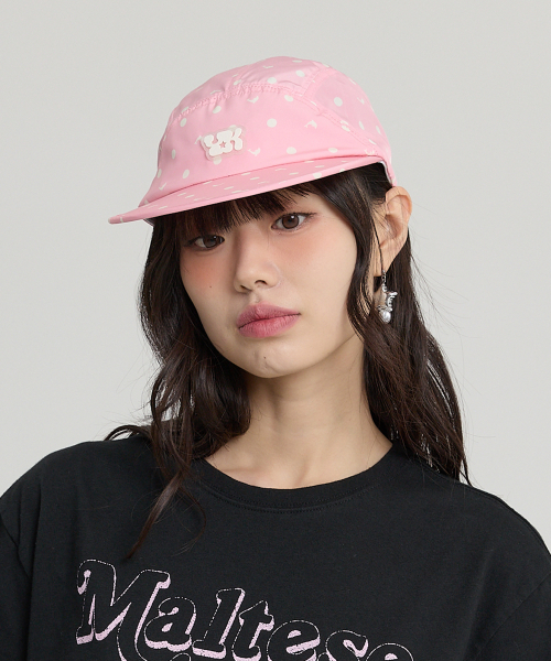 Dolphin Dot Duck Cap PINK