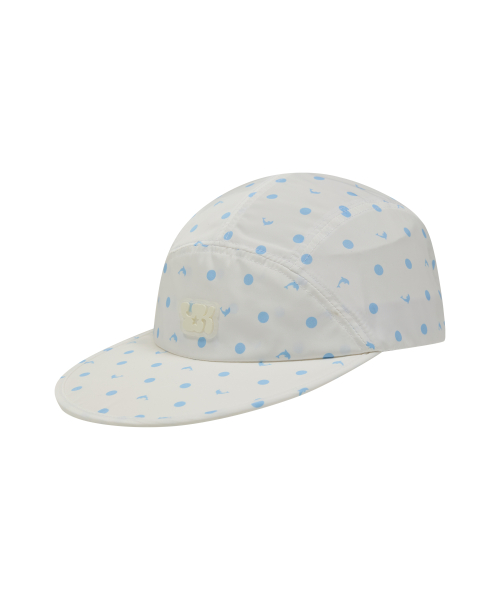 Dolphin Dot Duck Cap WHITE