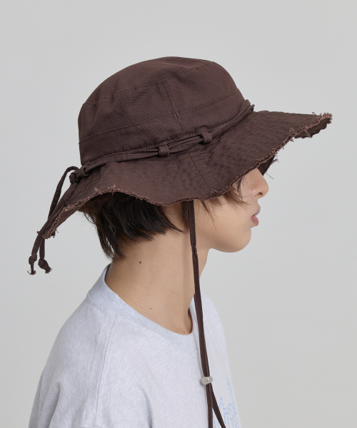 Heart Dolphin Safari Hat BROWN