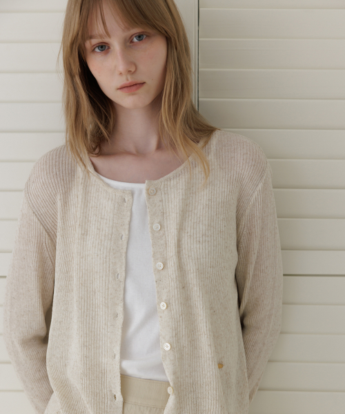Linen Air Crop Cardigan_3colors