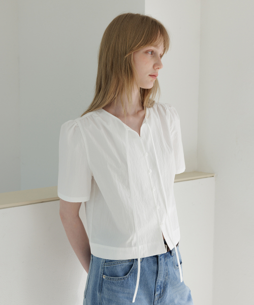 Marie Half-Sleeve Blouse_2colors