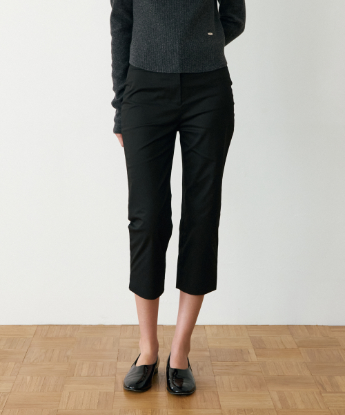 Sacha Layered Capri Pants Black