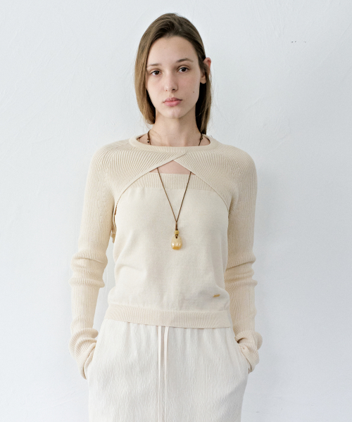 Summer Elise Twin Knit Top_2colors