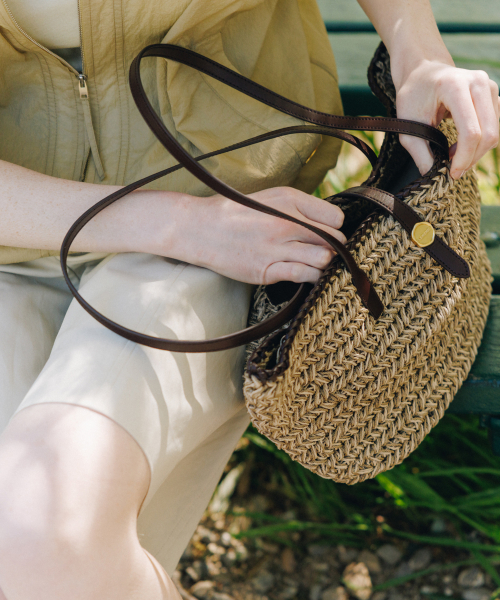 Sac Benoit Crochet Beige