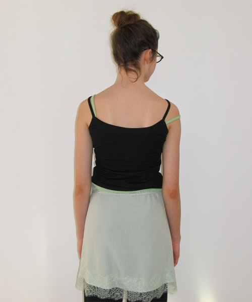 MINI LABEL SLIM SLEEVELESS BLACK
