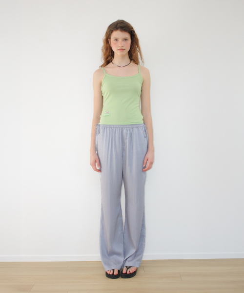 MINI LABEL SLIM SLEEVELESS GREEN