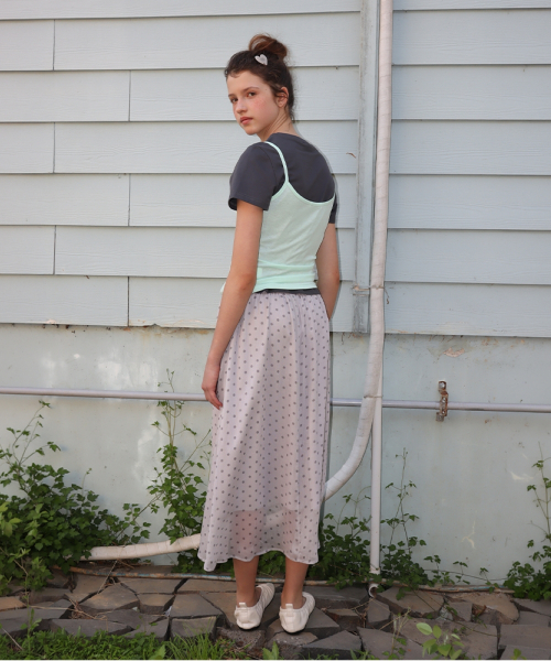 MINI LABEL SLIM SLEEVELESS MINT