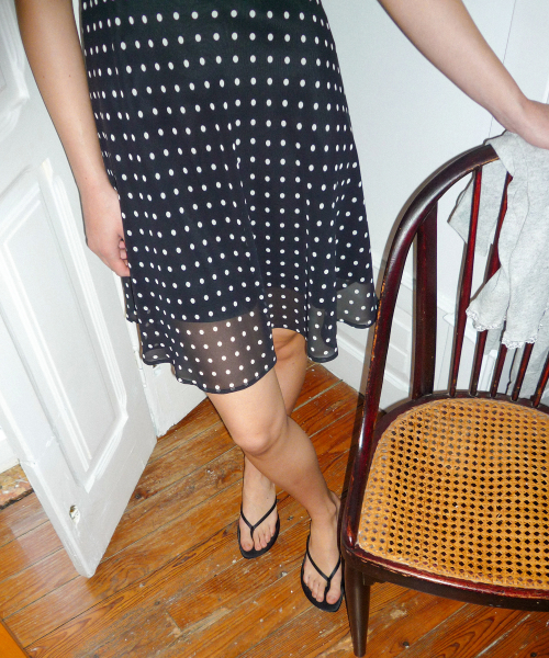 Moss Dress_Black Dot