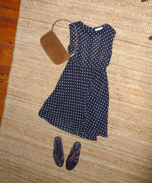 Moss Dress_Black Dot