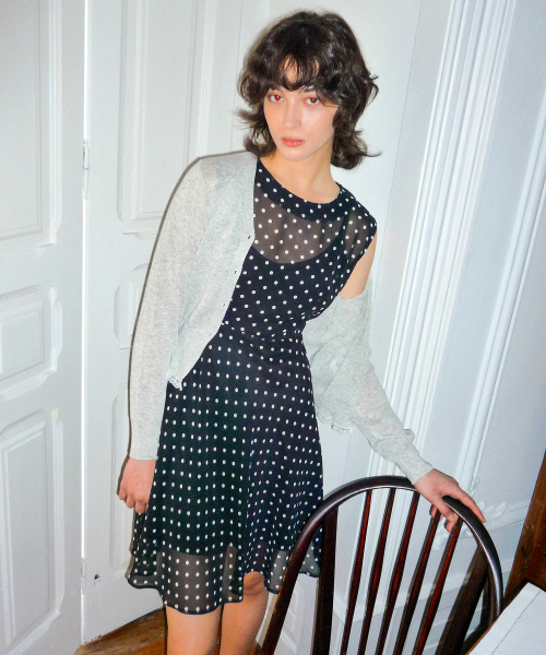 Moss Dress_Black Dot