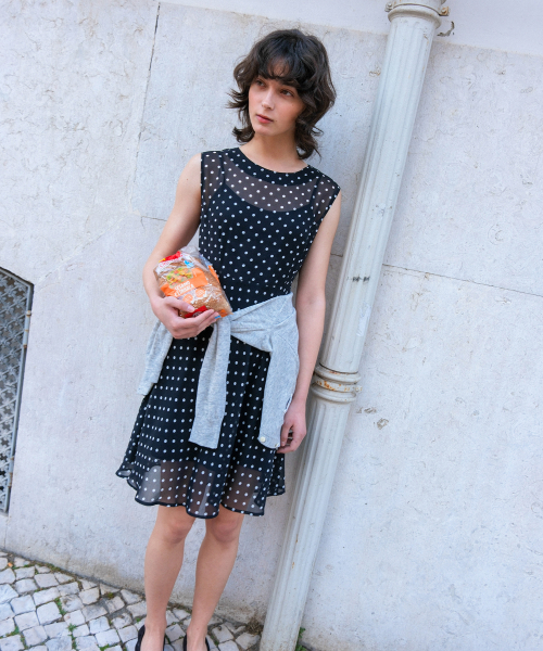 Moss Dress_Black Dot