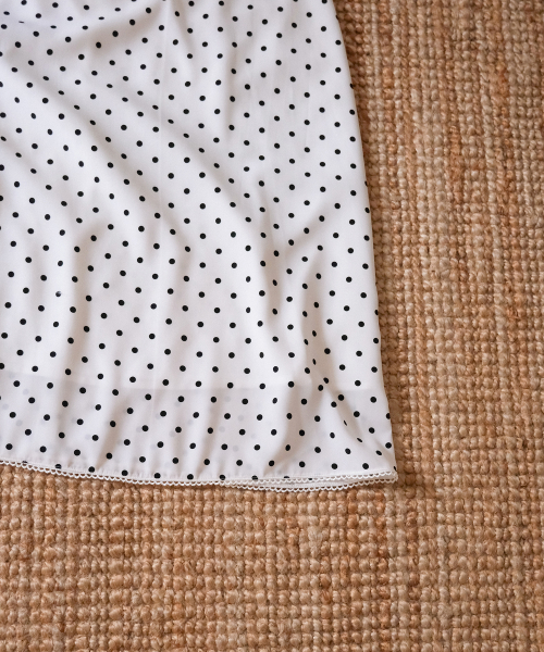 July Skirt_Dot White