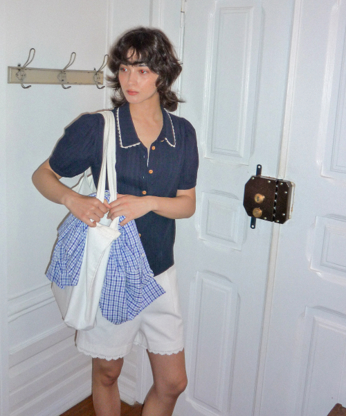 Mori Blouse_Navy
