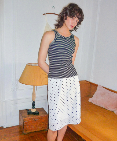 Bin Sleeveless_Black Stripe