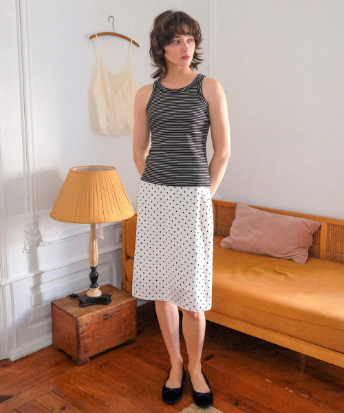 Bin Sleeveless_Black Stripe