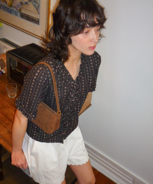Rita Blouse_Dark Brown