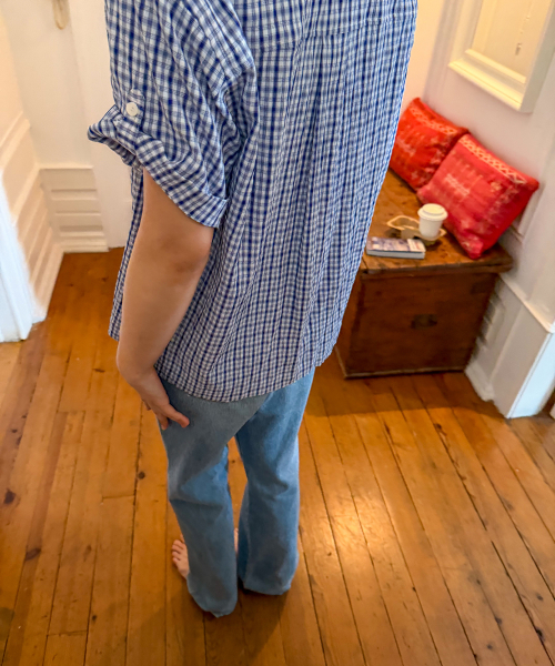 Lay Shirt_Blue Check