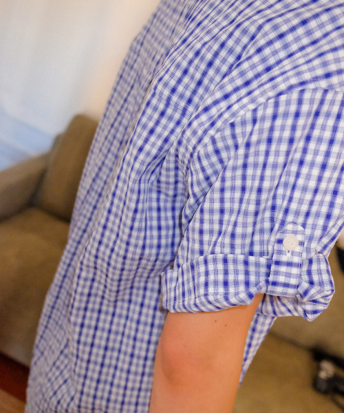 Lay Shirt_Blue Check