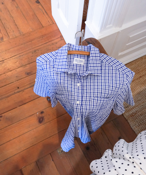 Lay Shirt_Blue Check