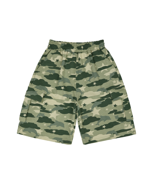 Cargo Bermuda Sweat Pants CAMO