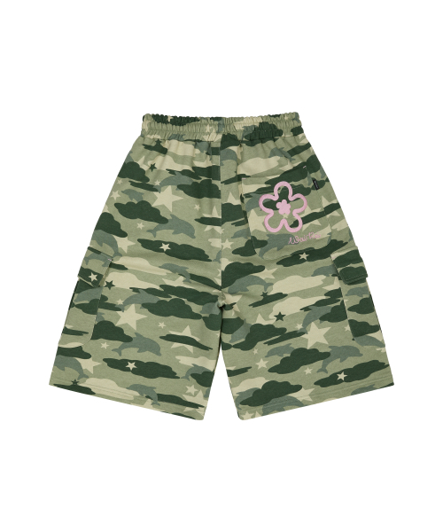Cargo Bermuda Sweat Pants CAMO