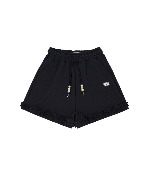 Beads Shirring Short NAVY