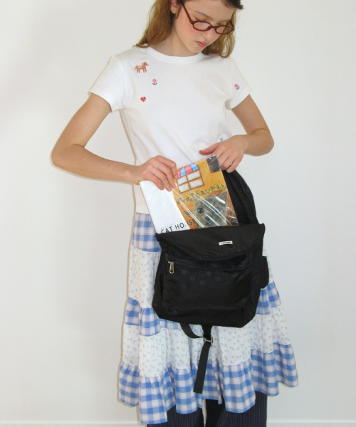 DOT SLING BACKPACK BLACK