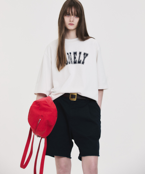 LONELY/LOVELY STRUCTURED T-SHIRT WHITE