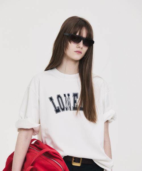 LONELY/LOVELY STRUCTURED T-SHIRT WHITE